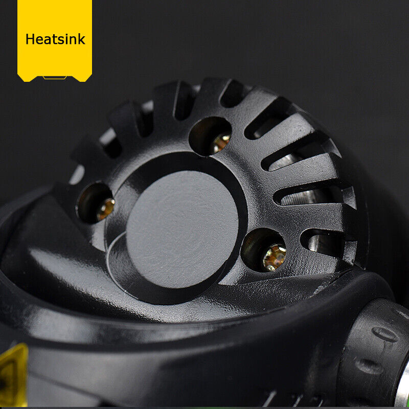 Ultra-Bright Rechargeable LED Headlamp – Waterproof, Adjustable Zoom, Hands-Free Outdoor Light