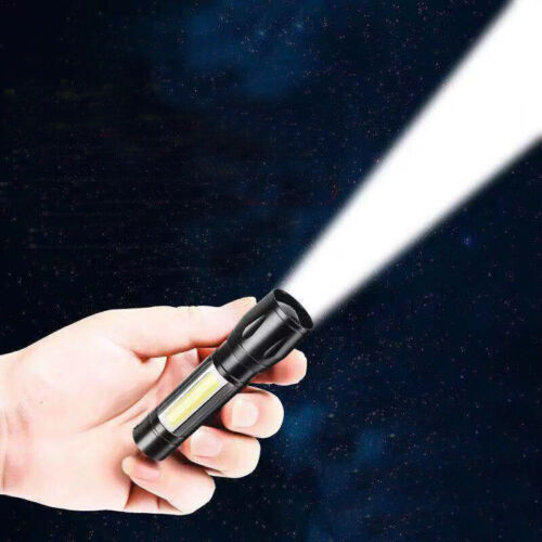 Mini Tactical Flashlight – 900 Lumen USB Rechargeable High Power EDC Camping & Emergency Torch |
