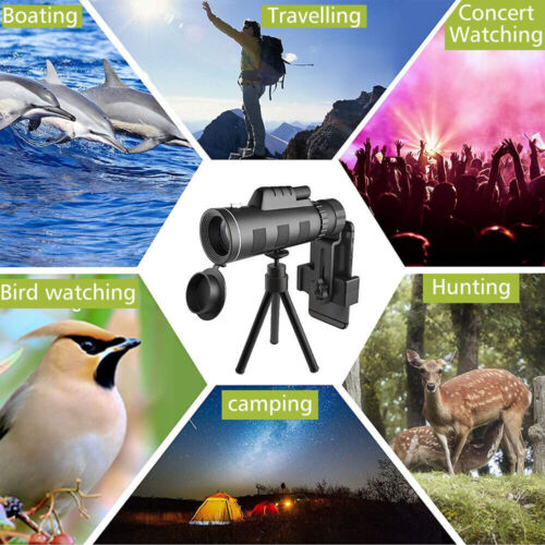 40x60 Zoom HD Monocular Telescope  / Spotting Scope  with BAK4 Prisms