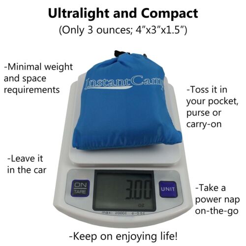 Inflatable Camping Pillow – Ultralight, Compact & Ergonomic Travel Pillow for Hiking, Backpacking & Outdoor Adventures