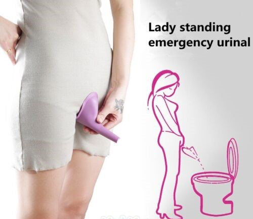 3Pcs Reusable Silicone Women’s Urinal Funnel – Portable Female Travel Pee Device for Camping, Hiking & Outdoor Use