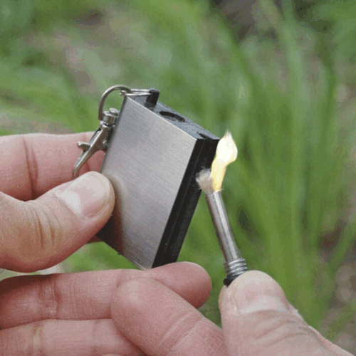 Emergency Fire Starter Kit – Flint Match Lighter Waterproof Magnesium Striker Survival Tool |