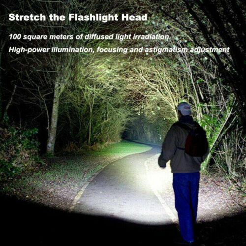 Mini Tactical Flashlight – 900 Lumen USB Rechargeable High Power EDC Camping & Emergency Torch |