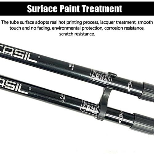 2X Trekking Poles Nordic Walking Sticks Adjustable Anti-shock Hiking Alpenstock