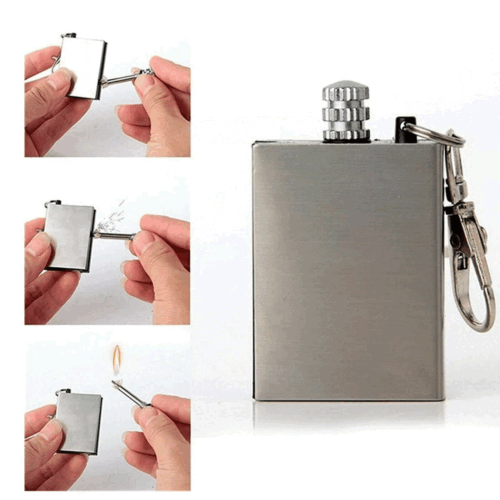 Emergency Fire Starter Kit – Flint Match Lighter Waterproof Magnesium Striker Survival Tool |