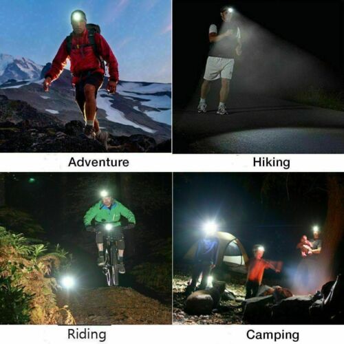 Super Bright 5x LED Rechargeable Waterproof Headlamp Kit – Adjustable Beam, 4 Modes, Camping & Survival
