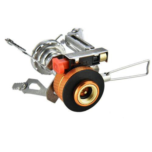 Portable Camping Gas Stove with Piezo Ignition – Ultralight Foldable Backpacking Burner (3000W)
