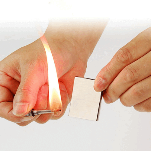 Emergency Fire Starter Kit – Flint Match Lighter Waterproof Magnesium Striker Survival Tool |