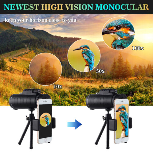 40x60 Zoom HD Monocular Telescope  / Spotting Scope  with BAK4 Prisms