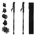 2X Trekking Poles Nordic Walking Sticks Adjustable Anti-shock Hiking Alpenstock