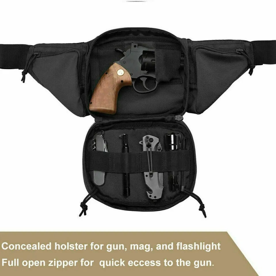 Tactical Waist Pack - Concealed Carry Fanny Pack Holster
