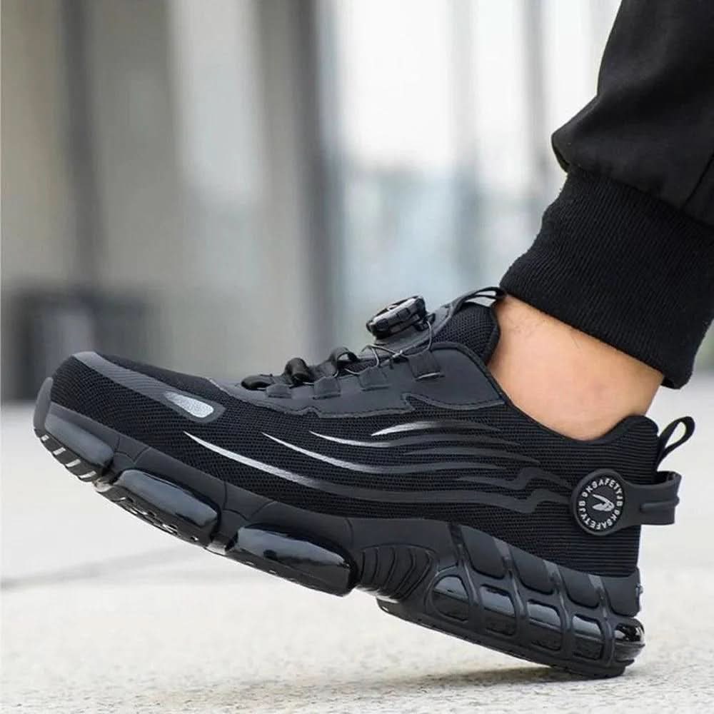 Safety Shoes Mens Sneakers Work Breathable Mesh Non Slip Outdoor Resistant