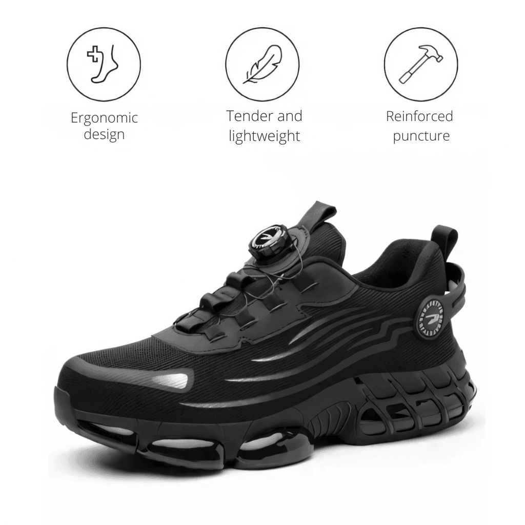 Safety Shoes Mens Sneakers Work Breathable Mesh Non Slip Outdoor Resistant
