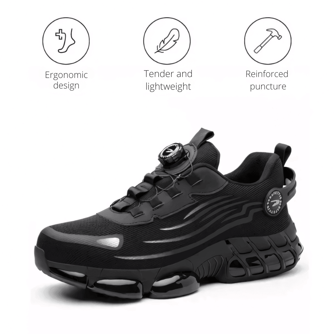 Safety Shoes Mens Sneakers Work Breathable Mesh Non Slip Outdoor Resistant