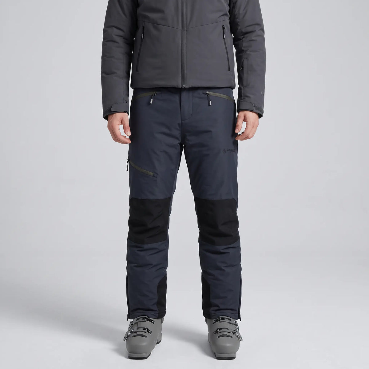 Men's Ski Trousers - Detachable Bib - Insulated Windproof Snowsports