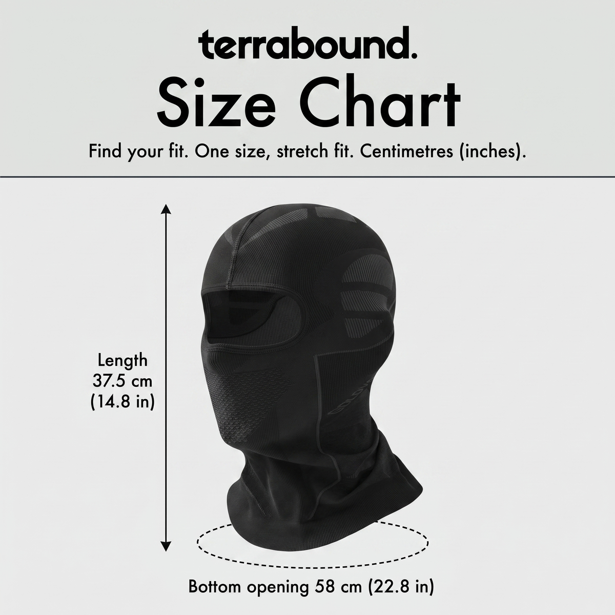 Thermal Balaclava - Breathable Mouth Panel - Hiking & Cycling Face Cover