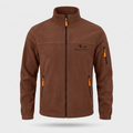 Men's Fleece Jacket - Full Zip Stand Collar - Walking & Hiking Midlayer