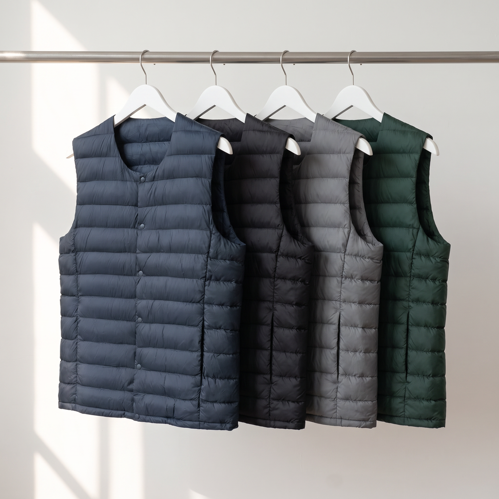 Men's Gilet - Lightweight Down Filled Body Warmer for Hiking & Outdoor