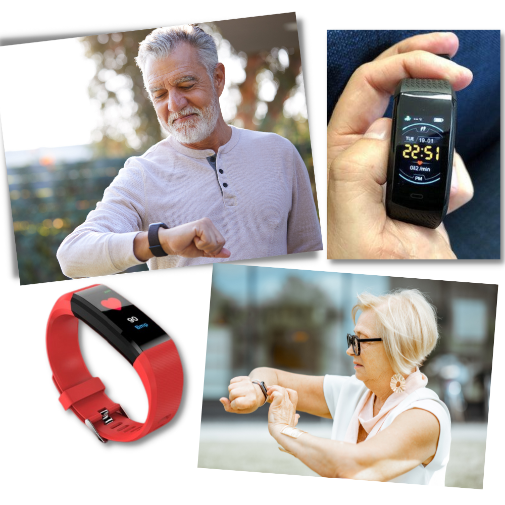 Smartwatch for Seniors - Advanced Health Tracking and Easy to Use