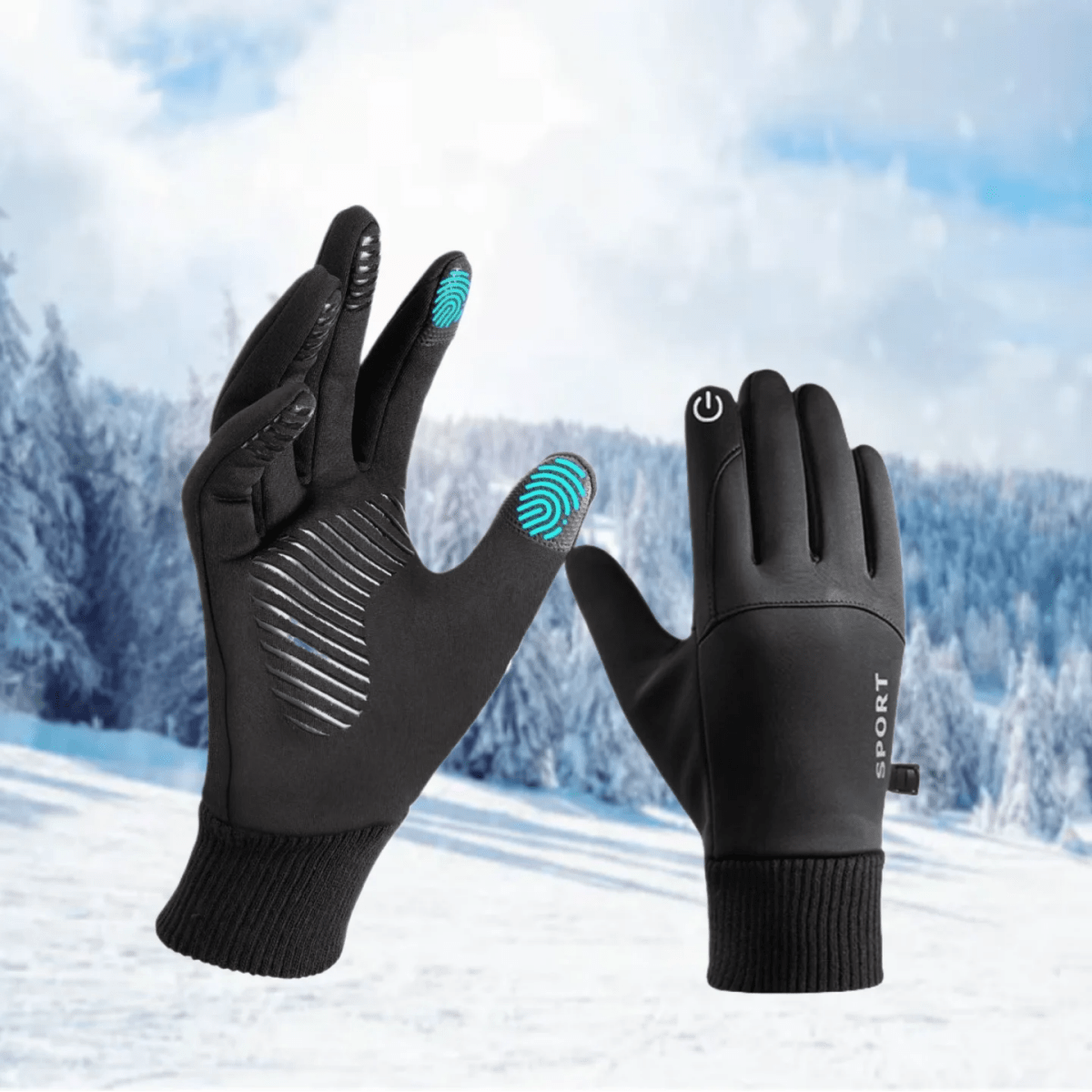 SNOWHOLD – Thermal Touch Screen Gloves Waterproof, Anti-Skid Grip