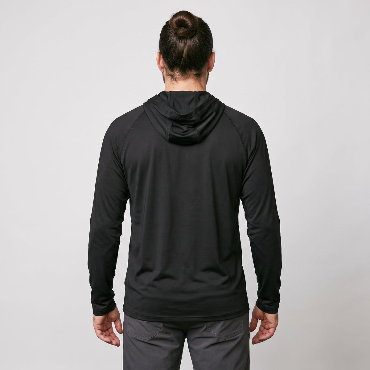 Men's UPF 50+ Sun Hoodie – Lightweight Quick-Dry Hiking & Fishing UV Top with Thumb Loops