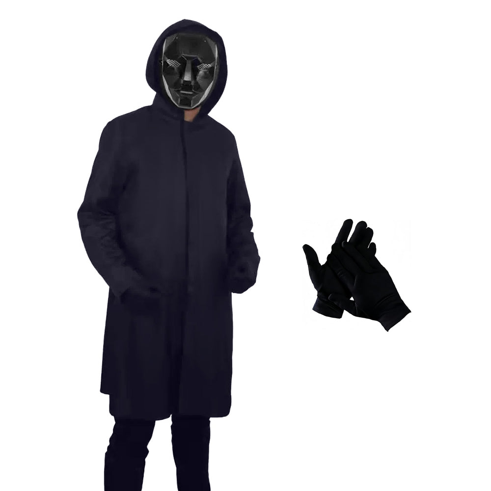 Cosplay Front Man Costume Polyester Outfit Kids Game Guard Jumpsuit