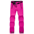 Women's Hiking Trekking and Climbing Pants with Fleece Lining and Zippered Pockets