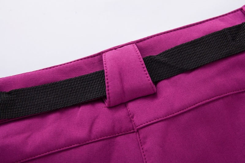 Women's Hiking Trekking and Climbing Pants with Fleece Lining and Zippered Pockets