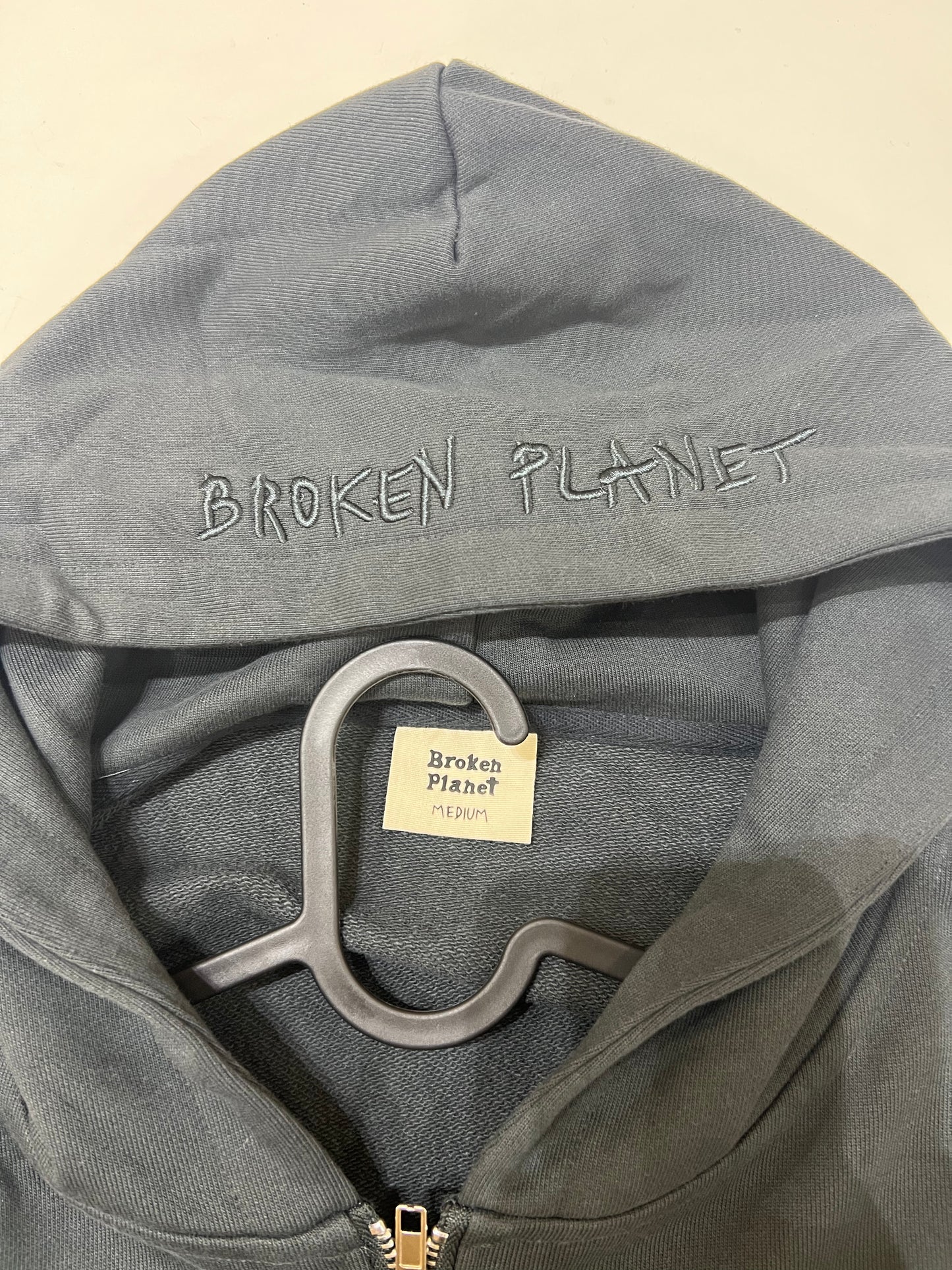 Broken Planet Market "Outer Space Hoodie Onyx"