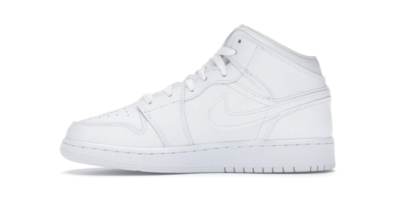 Jordan 1 Mid Triple White GS