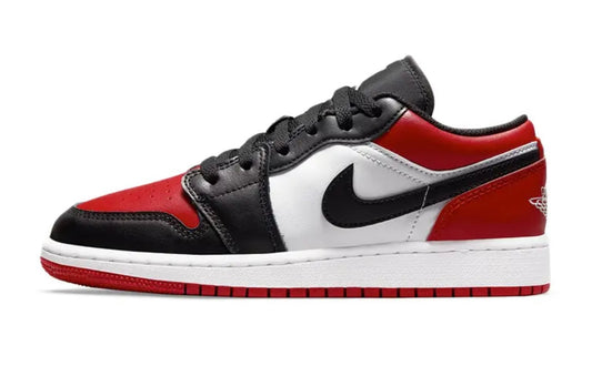 Jordan 1 Low Bred Toe GS