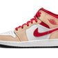 Jordan 1 Mid Light Cardinal GS