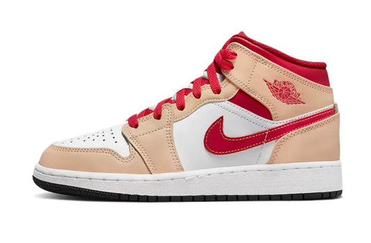 Jordan 1 Mid Light Cardinal GS