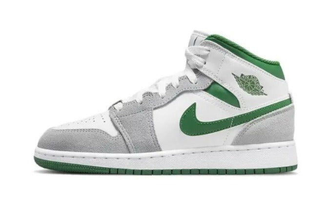 Jordan 1 Mid Grey Green GS