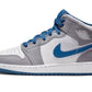 Jordan 1 Mid True Blue Cement GS