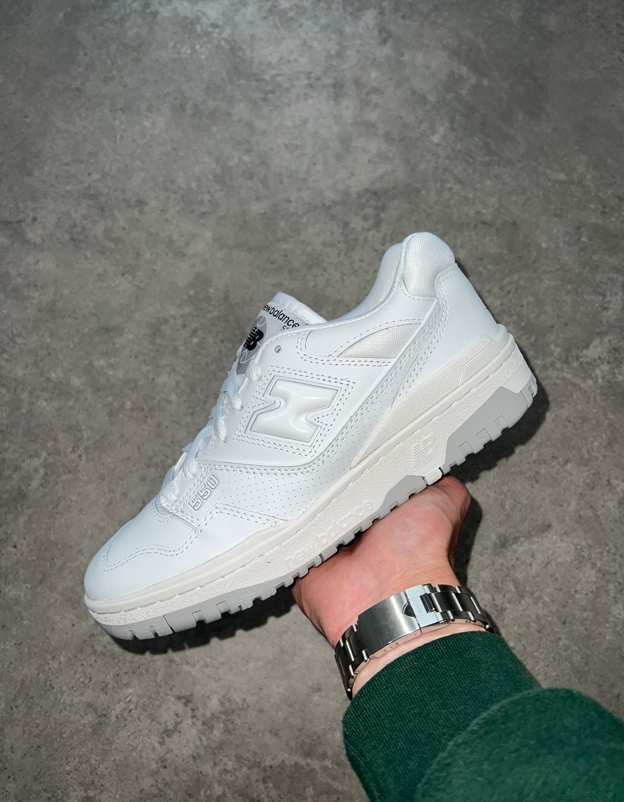 New balance sale white grey