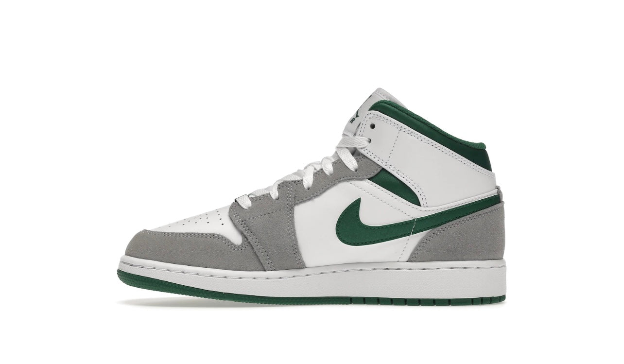 Jordan 1 Mid Grey Green GS