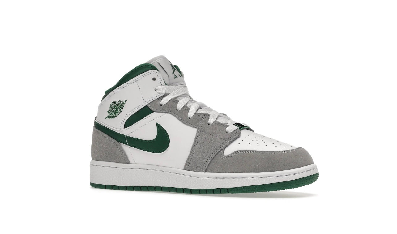 Jordan 1 Mid Grey Green GS